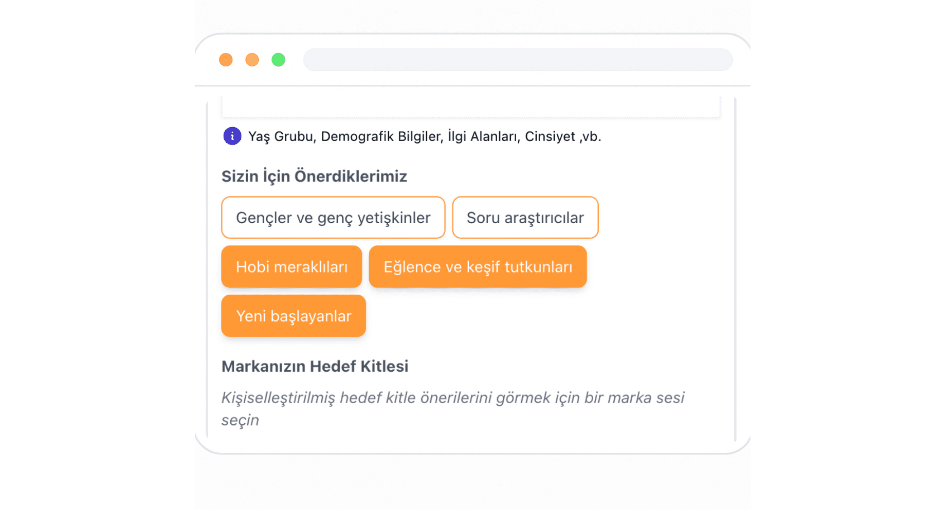 Akıllı Öneriler